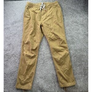 Topo Designs Men's XL Dirt Pants Classic Khaki Organic Cotton NEW